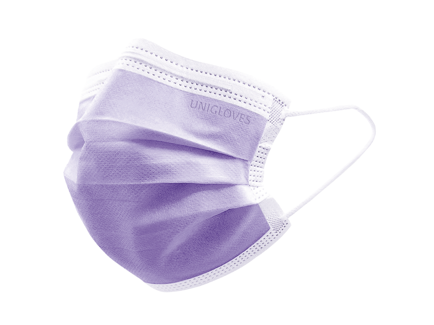 Mundschutz 3-fach Unigloves PROFIL PLUS® 50 Stück violett